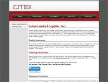 Tablet Screenshot of culturemediasupplies.com